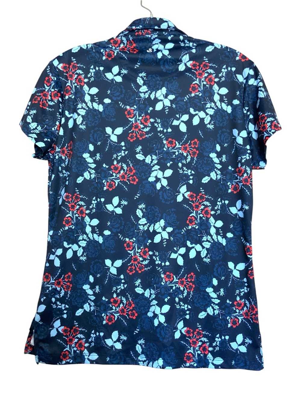 Swannies Darci Floral Patterned Womens Golf Polo - Picture 7 of 8